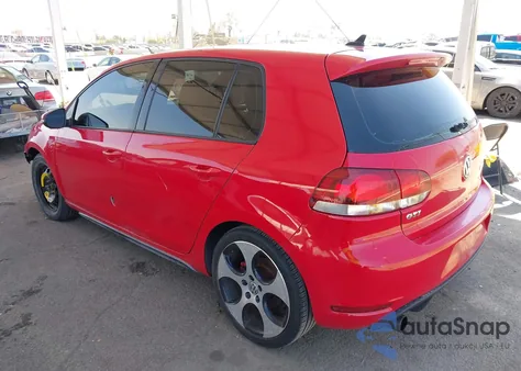 2012 Volkswagen Gti 4-Door из США, поврежденный, VIN WVWGV7AJ4CW257955
